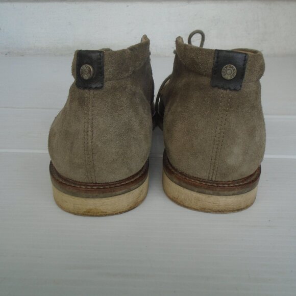 Hugo Boss Orange Mens Suede Chukka Boots Size 10 Grey main image 5